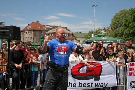 Strongman Champions League stage Serbia, 
Krzysztof Radzikowski - Poland, Haftor Julius Bronson - Iceland, Lauire Nami - Estonia, Martin Wildauer - Austria, Dainis Zageris - Latvia, Daniel Wildt - Germany,  Bjorn S. Peterson - Norway, Akos Nagy - Hungary,のeditorial素材