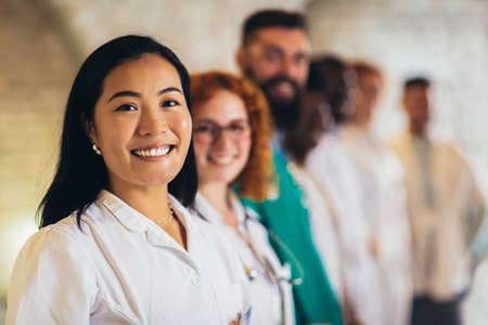 Medical people - doctors, nurse, physician and surgeon team in hospital. Healthcare serviceの写真素材