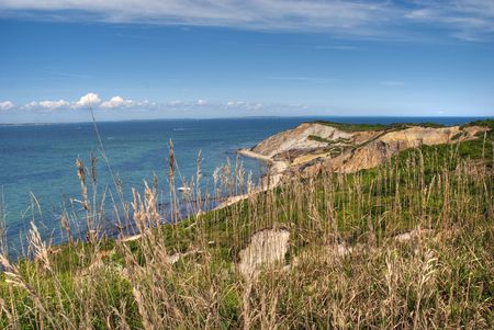 Aquinnah Beach, Martha's Vineyard, August 2008の写真素材