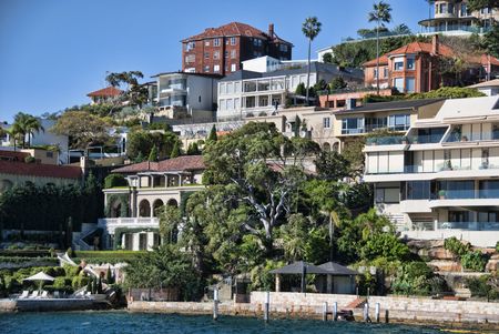 Detail of Sydney on a Winter Morning, Australiaの写真素材