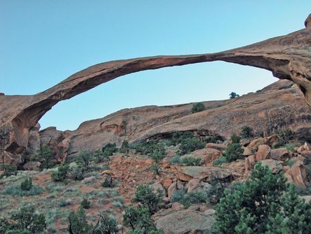 Arches National Park in Utah, August 2004の写真素材