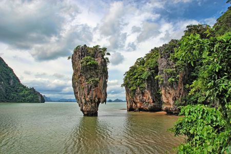 Detail of Thailand Island in the Phuket Province, Summerの写真素材