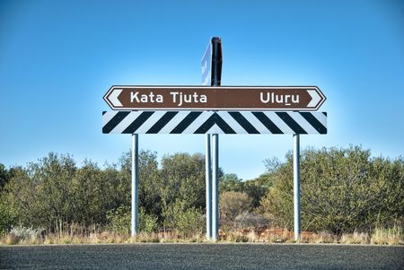Australian Outback Signs during Austral Winter