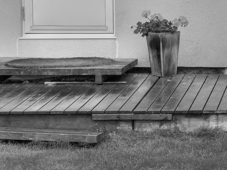 Detail of a House in Sweden, August 2006          の写真素材