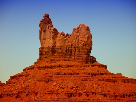 Summer in the Monument Valley, United Statesの写真素材