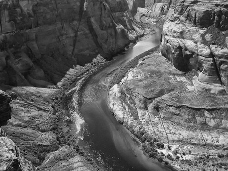 View of Horseshoe Bend in Arizona, USAの写真素材