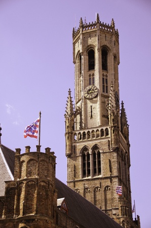 Colors of Brugge (Bruges) during Spring, Belgiumの写真素材