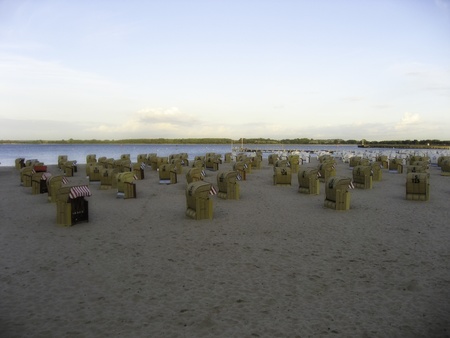 Relaxing in Travemunde, Northern Germanyのeditorial素材