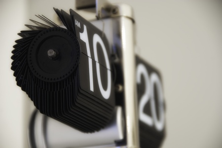 Modern Clock Showing Time, Italyの写真素材