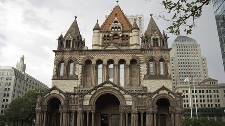 Architectural Detail of Boston in Massachusettsの写真素材