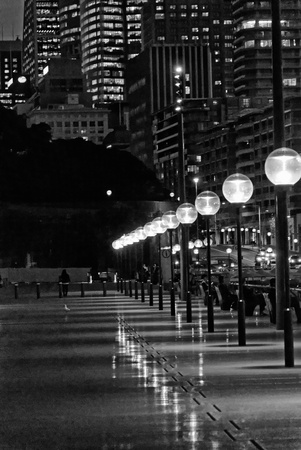 Sydney Harbour at Night, New South Wales, Australia