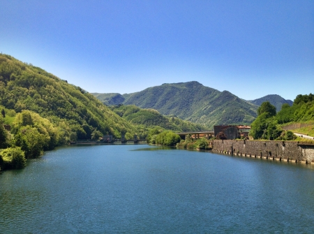 Countryside of Tuscany in Italyの写真素材