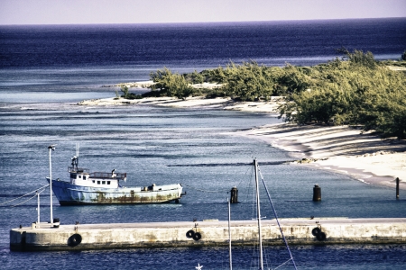 Grand Turk Crystal Clear Waters, Turks and Caicosの写真素材