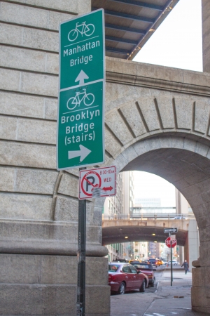 New York City Street Signs, Manhattanの写真素材