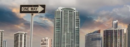 Road Sign of American Interstatesの写真素材