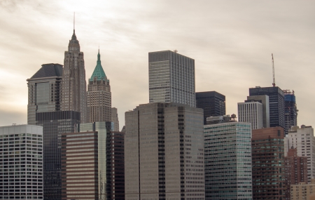 Group of Buildings in Manhattan - New York City, U.S.A.のeditorial素材