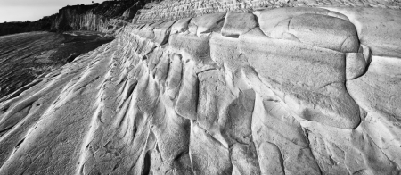 Scala dei Turchi Beach in Sicily, Italyの写真素材
