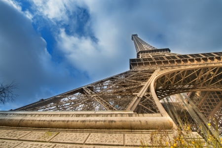 Magnificence of Eiffel Tower, view of powerful landmark structure, Paris - Franceの写真素材