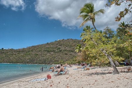 Wonderful landscape in Saint Thomas Island - US Virgin Islands.のeditorial素材