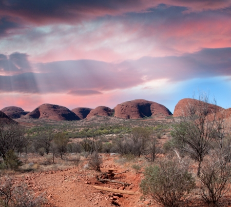 Stunning landscape of Australian Outback, Northern Territory.