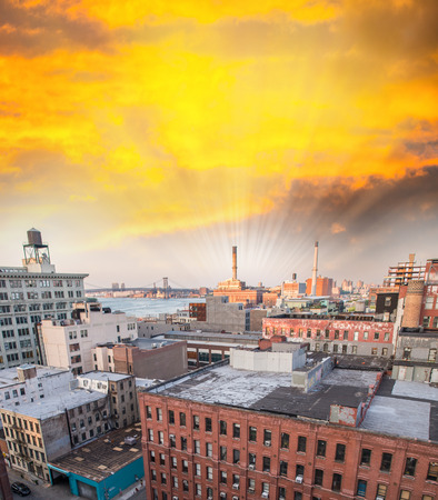 Old buildings of Brooklyn.のeditorial素材