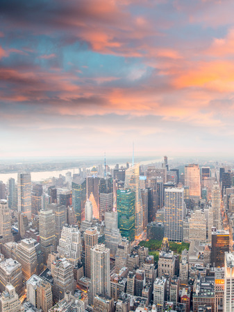 Buildings of Manhattan.の写真素材