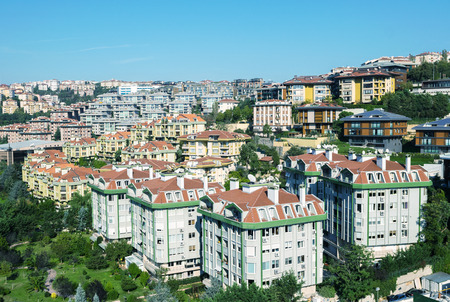 Buildings and skyline of Istanbul.の写真素材
