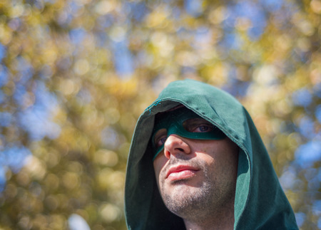 LUCCA, ITALY - NOV 1: Cosplay poses for camera during Lucca Comics Festival on November 1st, 2014 in Lucca, Italy. Lucca Comics is one of the biggest event for comics and cartoons In Europeのeditorial素材