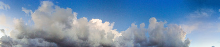 Blue sky panorama.