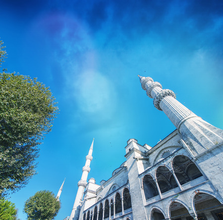 Magnificent sunset view of Blue Mosque, Istanbul - Turkey.の写真素材