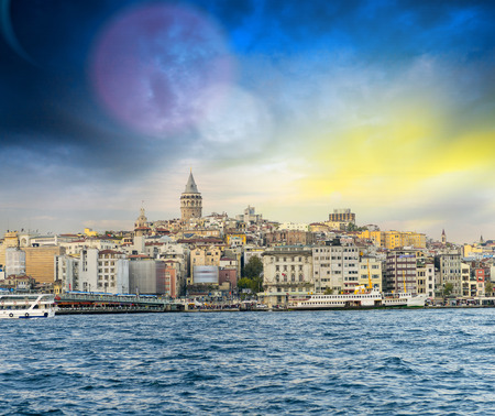 Beautiful Istanbul cityscape.の写真素材