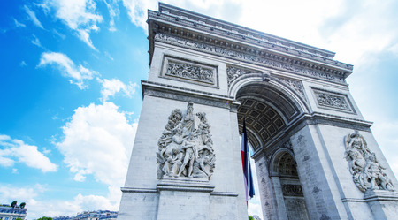 The Triumph Arc, Paris - France.の写真素材