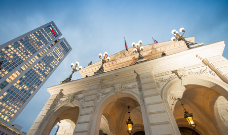 Landmarks of Frankfurt, Germany.のeditorial素材