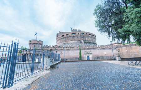 Saint Angel Castle in Rome, Italy.のeditorial素材