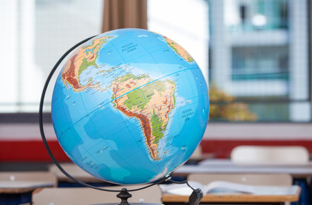 School Earth Globe.の写真素材