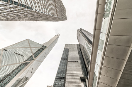 Stunning skyline of Hong Kong.の写真素材
