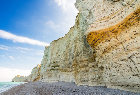 Etretat cliffs, Normandy.の写真素材
