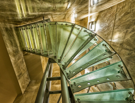 Spiral staircase.の写真素材