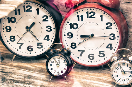 Clocks showcased in a Italian Shop