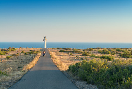 Island countryside in summer season.の写真素材