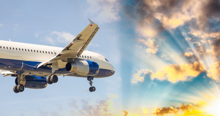 PISA, ITALY - AUG 25, 2015: British Airways airplane lands in Pisa airport on August 25, 2015. British Airways is one of the oldest airlines and rated top 3 biggest in Europe.のeditorial素材