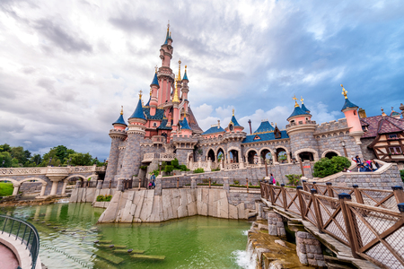 Amusement park in Paris.のeditorial素材