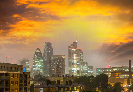 City of London one of the leading centers of global finance.の写真素材