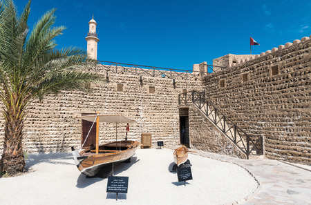 Dubai Museum with ancient vessel.のeditorial素材