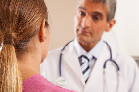 Doctor and patient.の写真素材