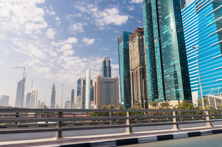 Beautiful skyline of Dubai, UAE.の写真素材