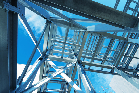 Industrial construction site.