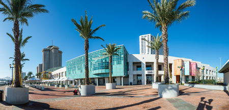 NEW ORLEANS - FEBRUARY 9, 2016: Tourists visit Nola in Mardi Gras week. New Orleans attracts 10 million tourists every year.のeditorial素材