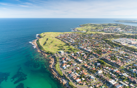 Maroubra Bay coastline around Sydney.の写真素材