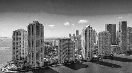 Aerial view of Mimai skyline.の写真素材